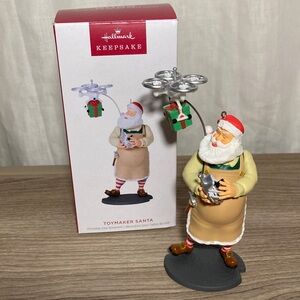 Hallmark Keepsake toy maker Santa with Drone series 2023 Ornament